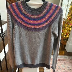 Mossimo Supply Co. Colorful Patterned Women's Sweater Size Large